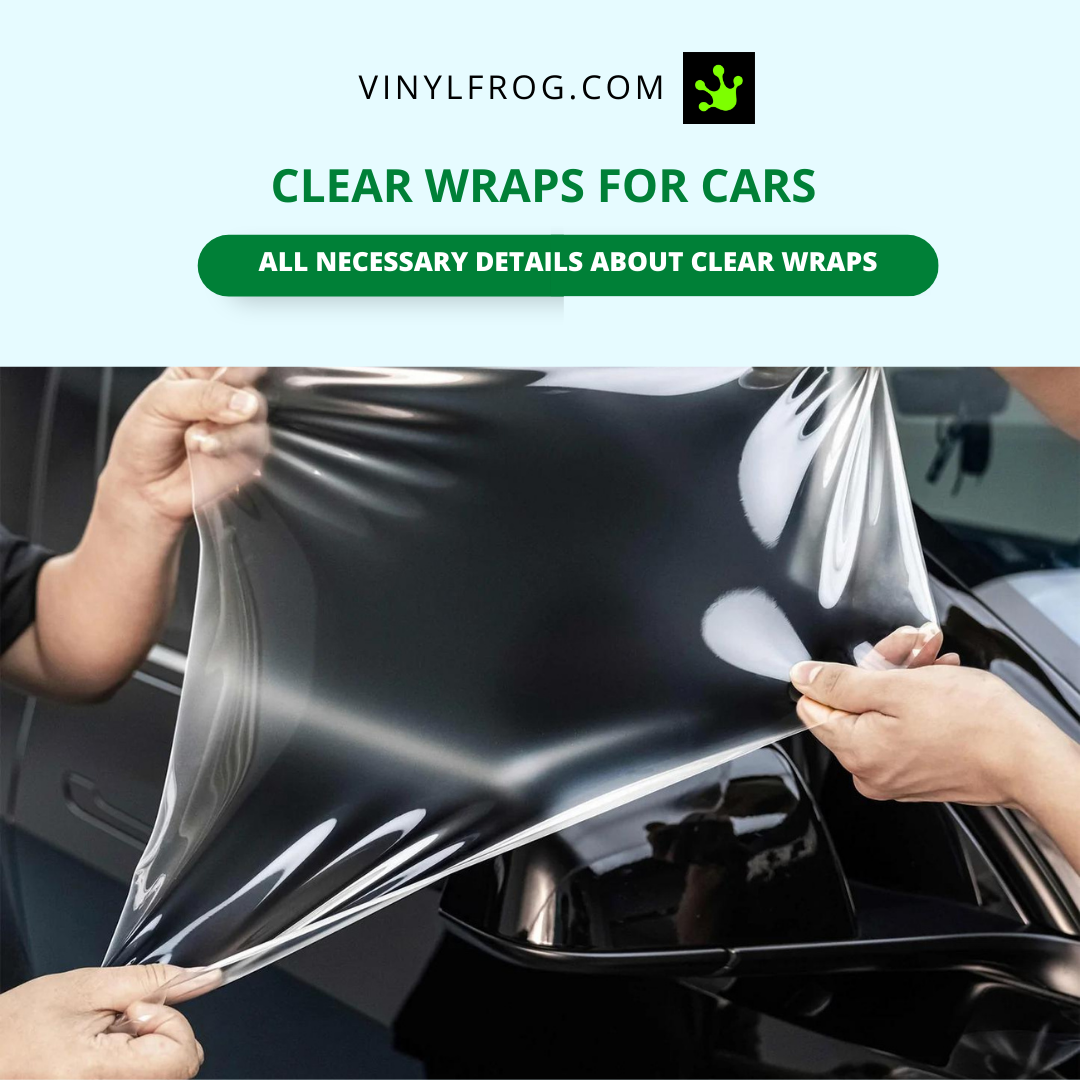 Eco friendly Car Clear Vinyl Wrap Anti Sscratches Easy to cleaning