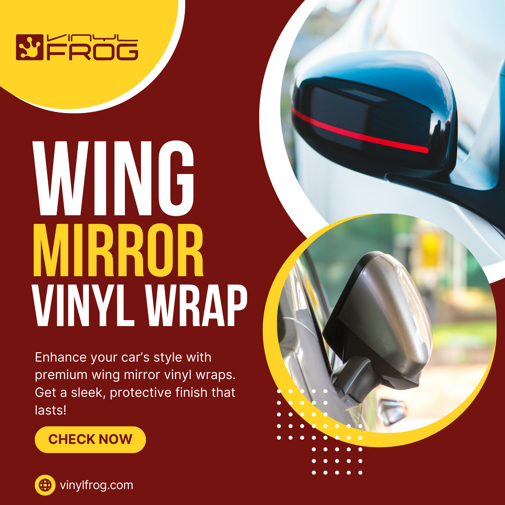 Wing Mirror Wraps For Cars