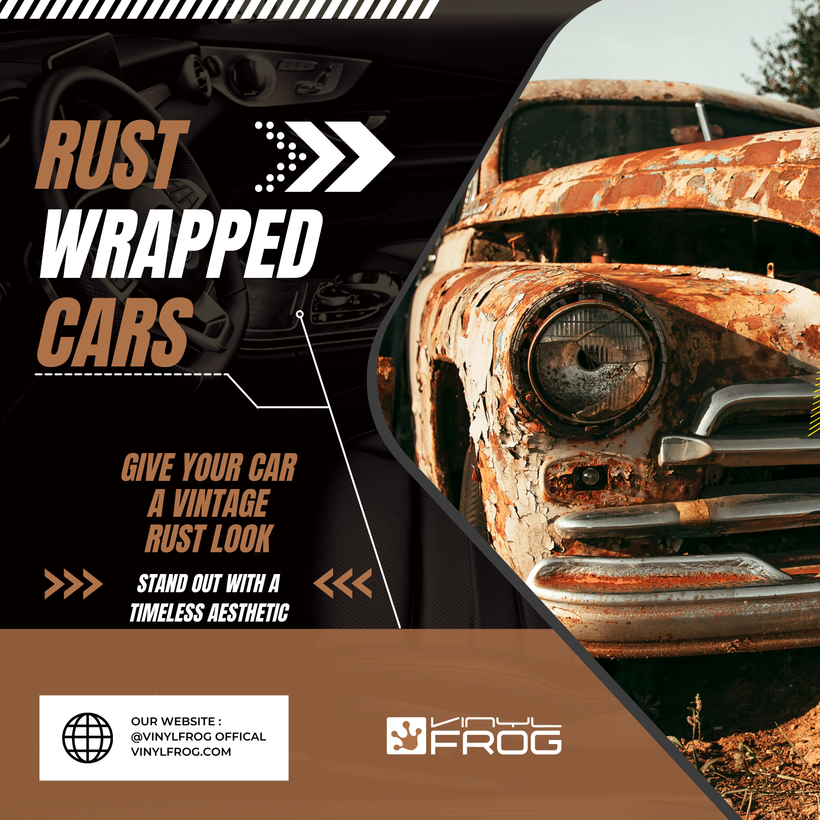 Rust Wrapped Cars