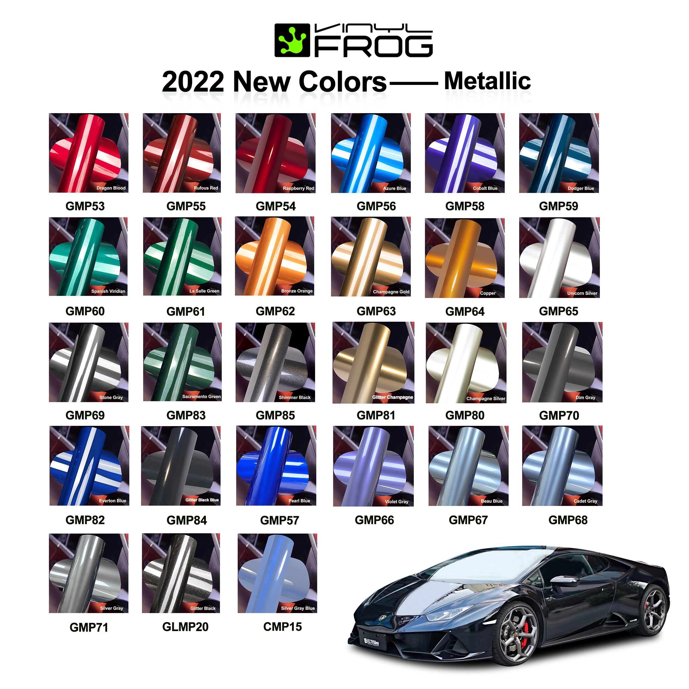 New Vinyl Wrap Colors - For All Vehicles – vinylfrog