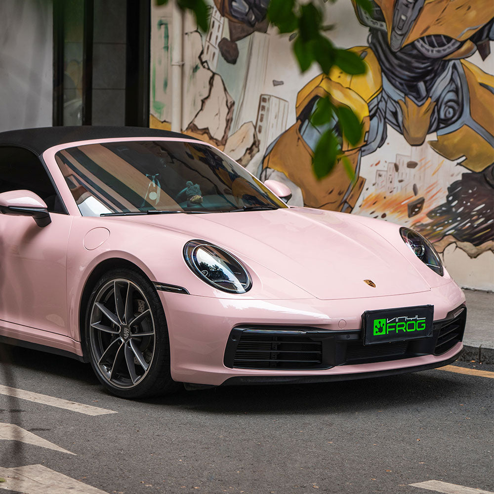 High Glossy Piggy Pink Vinyl Wrap