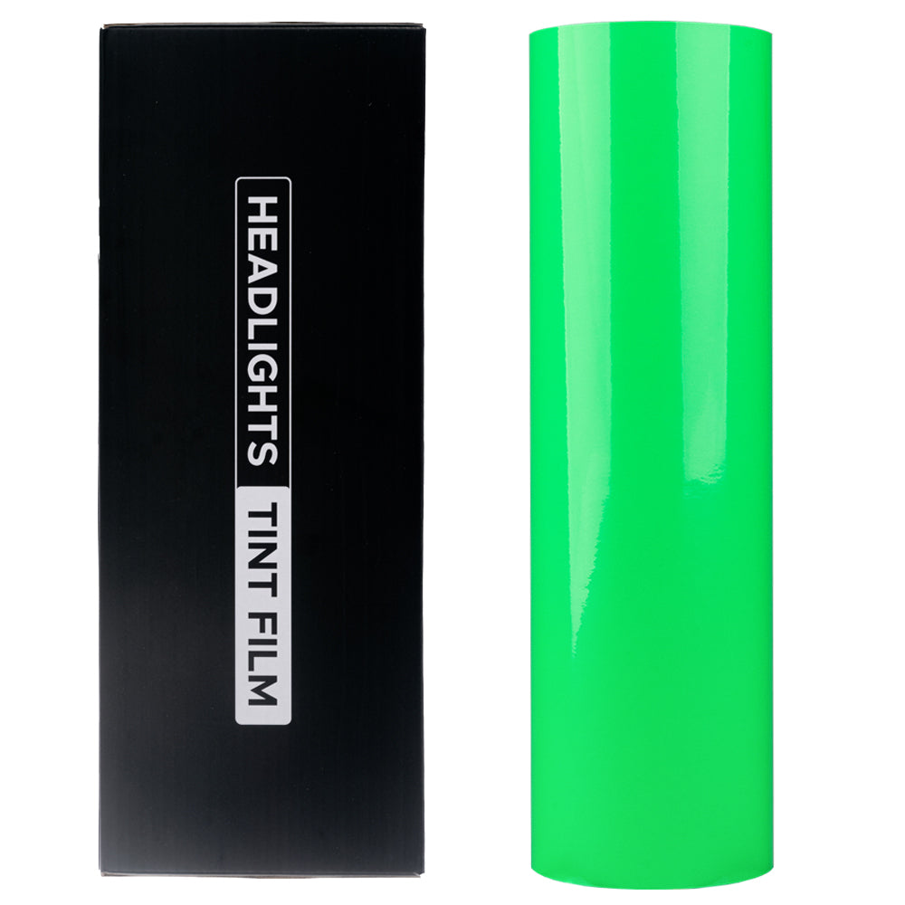 Green Headlight Film with Air Channel Paper Liner