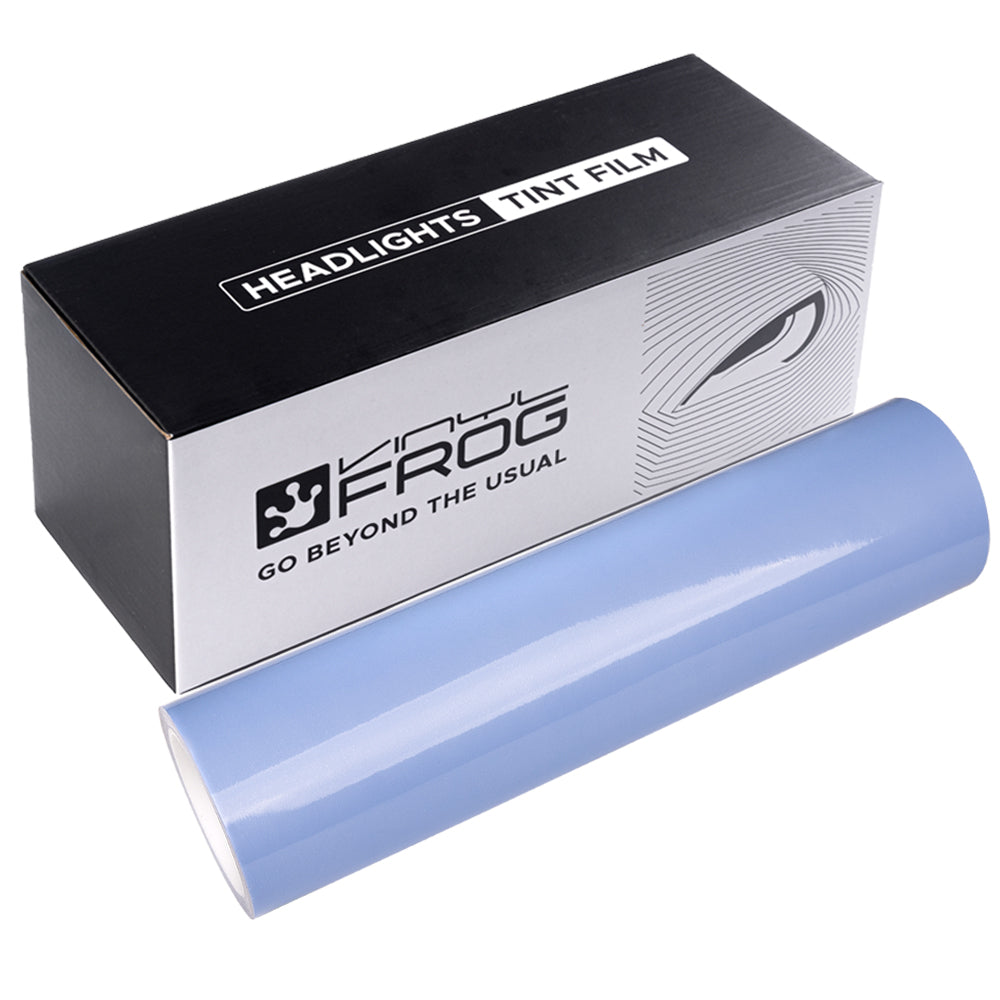 Light Blue Headlight Film with Air Channel Paper Liner