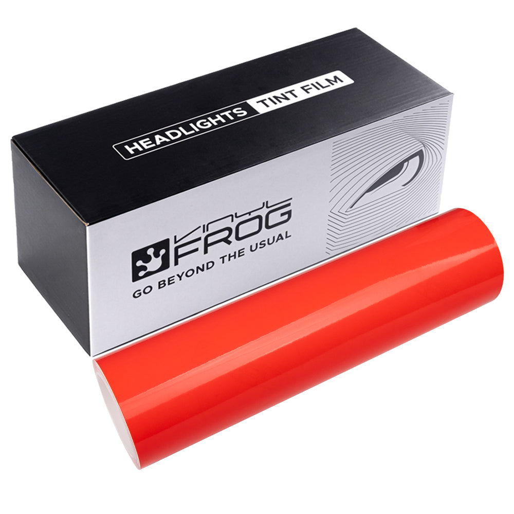 Red Headlight Film with Air Channel Paper Liner