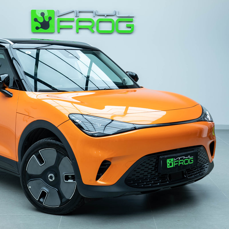 Candy Metallic Neon Orange Vinyl Wrap