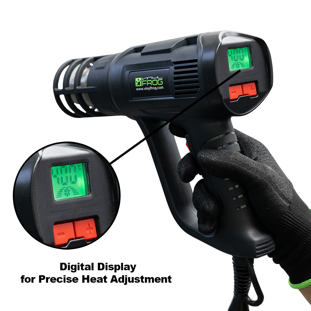 Vinylfrog Professional Heat Gun with Digital Display