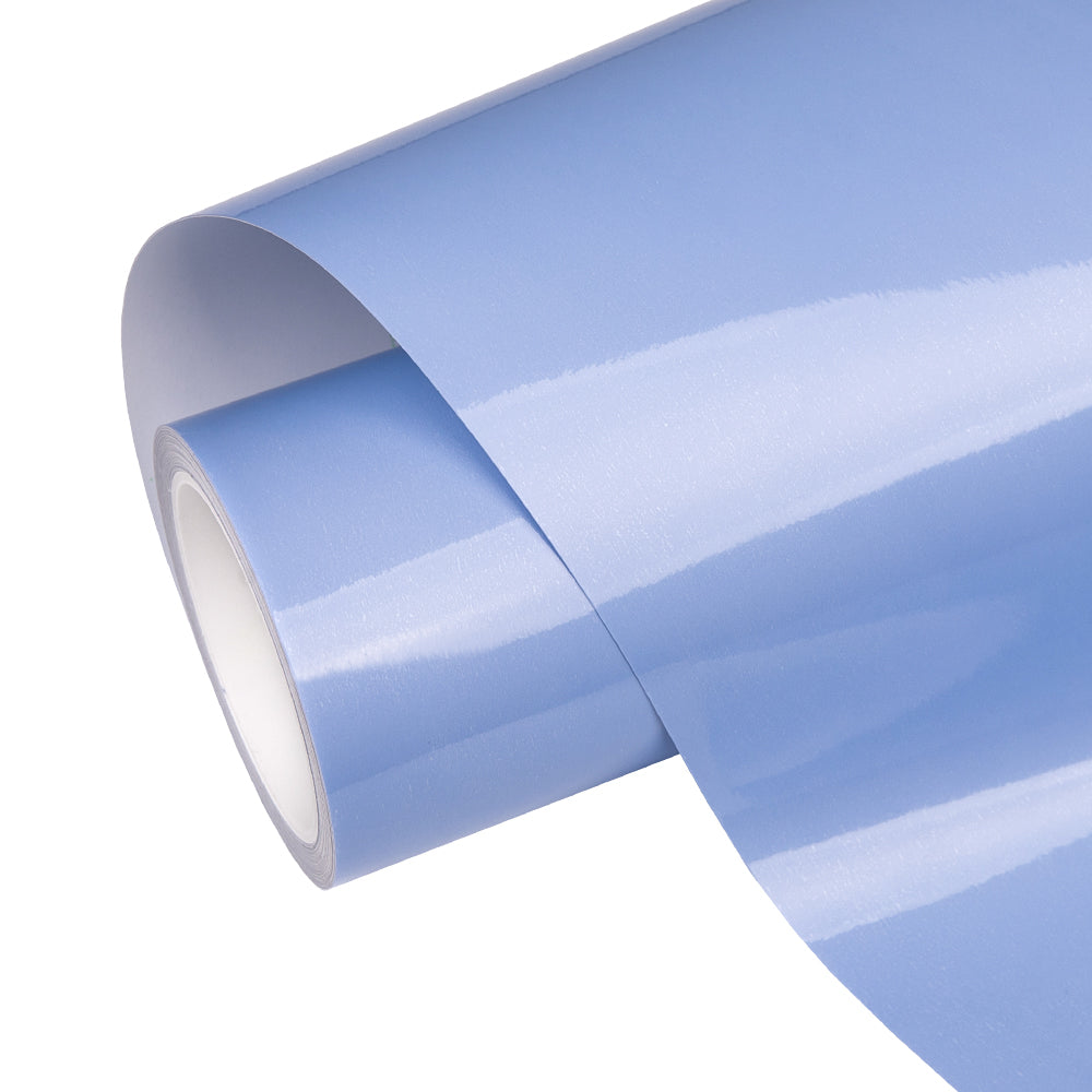 Light Blue Headlight Film with Air Channel Paper Liner