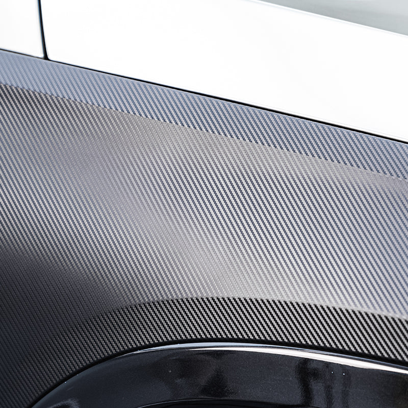 Classic Black Carbon Fiber Vinyl Wrap