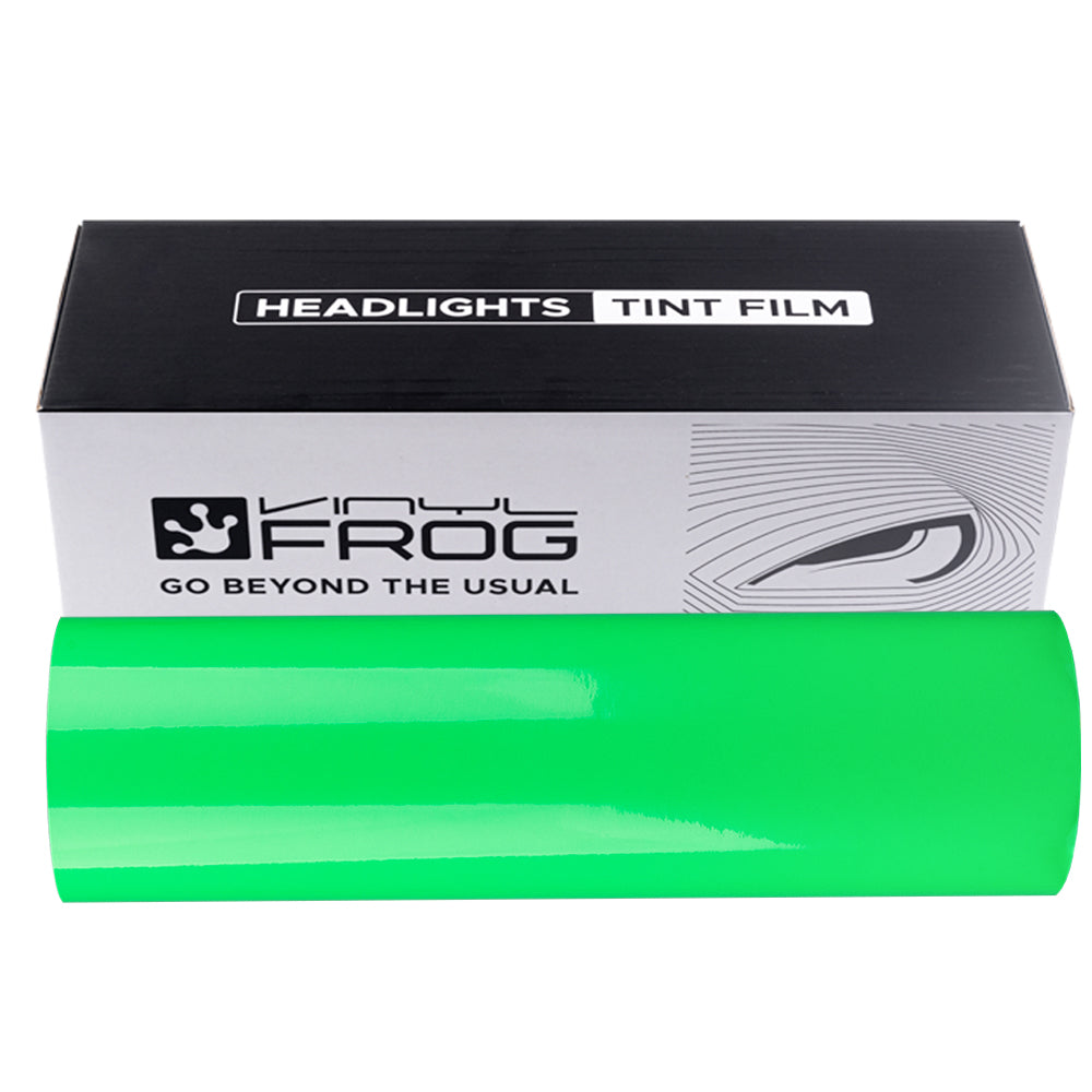 Green Headlight Film with Air Channel Paper Liner