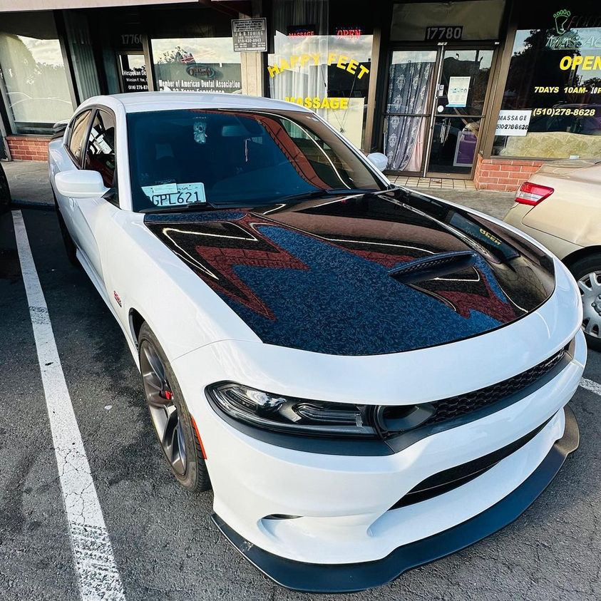 Black Forged Carbon Fiber Vinyl Wrap