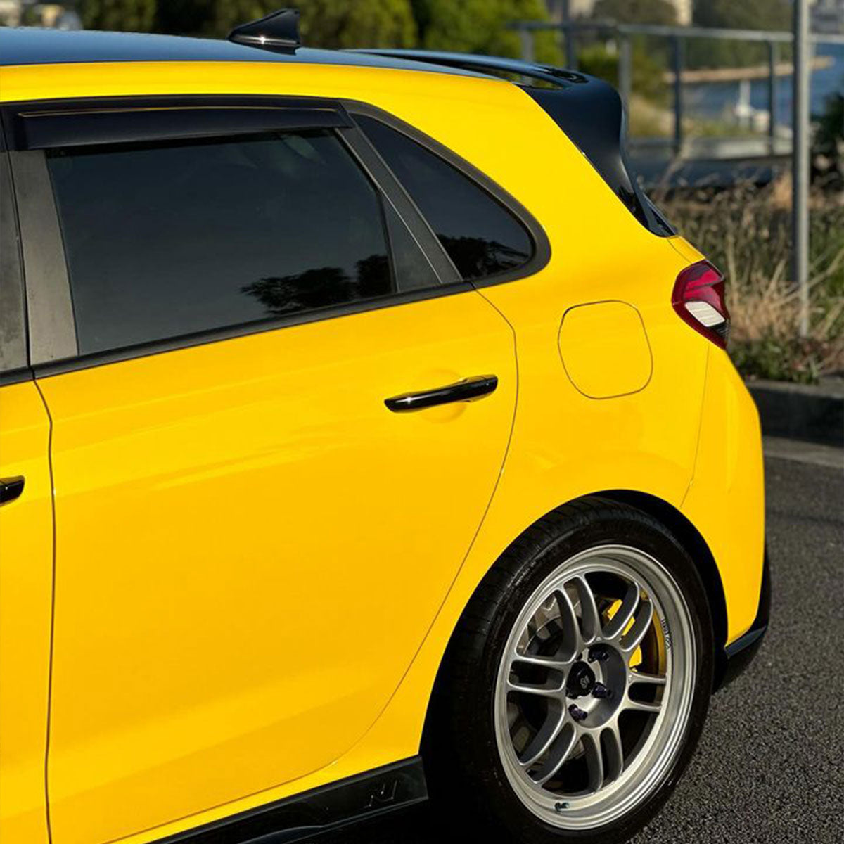 High Glossy Racing Yellow Vinyl Wrap