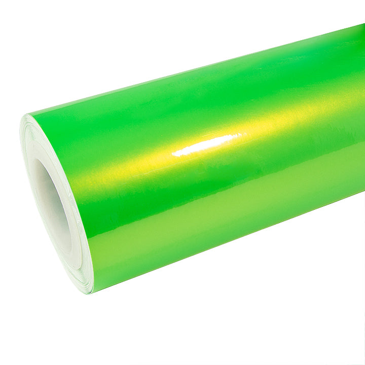 Candy Metallic Neon Green wrap vinylfrog