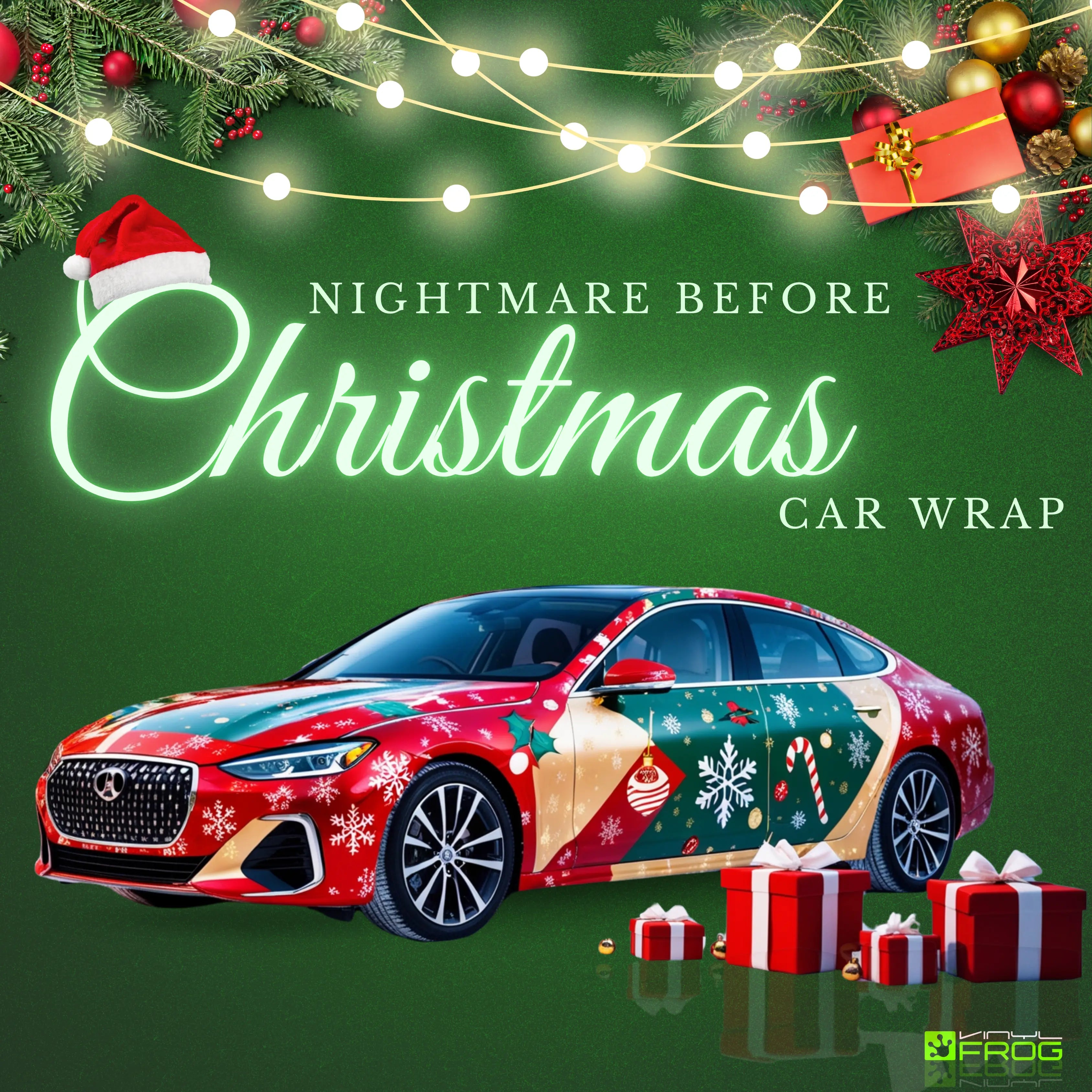 Nightmare Before Christmas Car Wrap