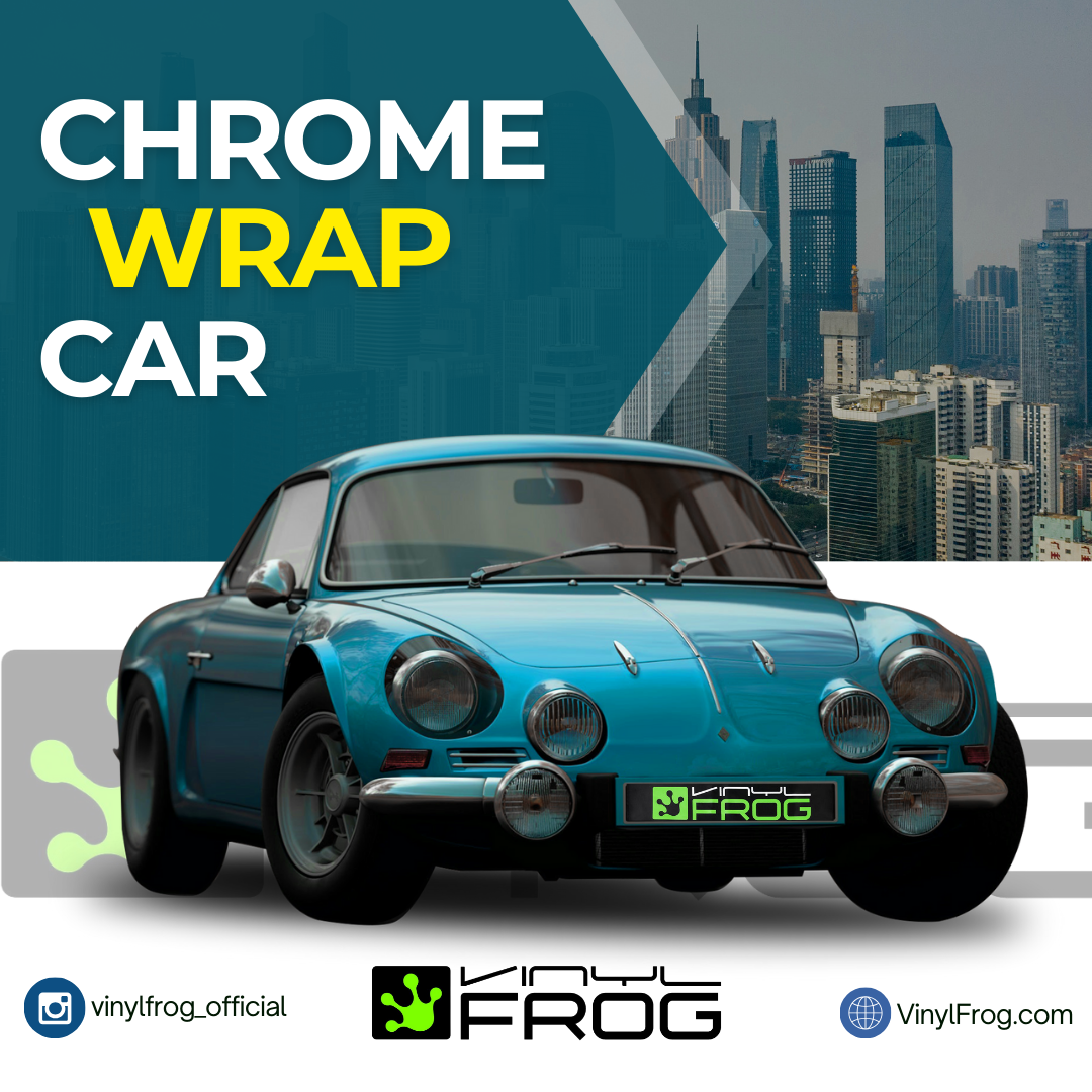 Chrome Wrapped Car