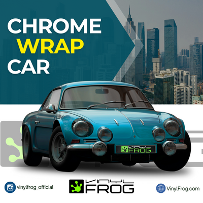 Chrome Wrapped Car
