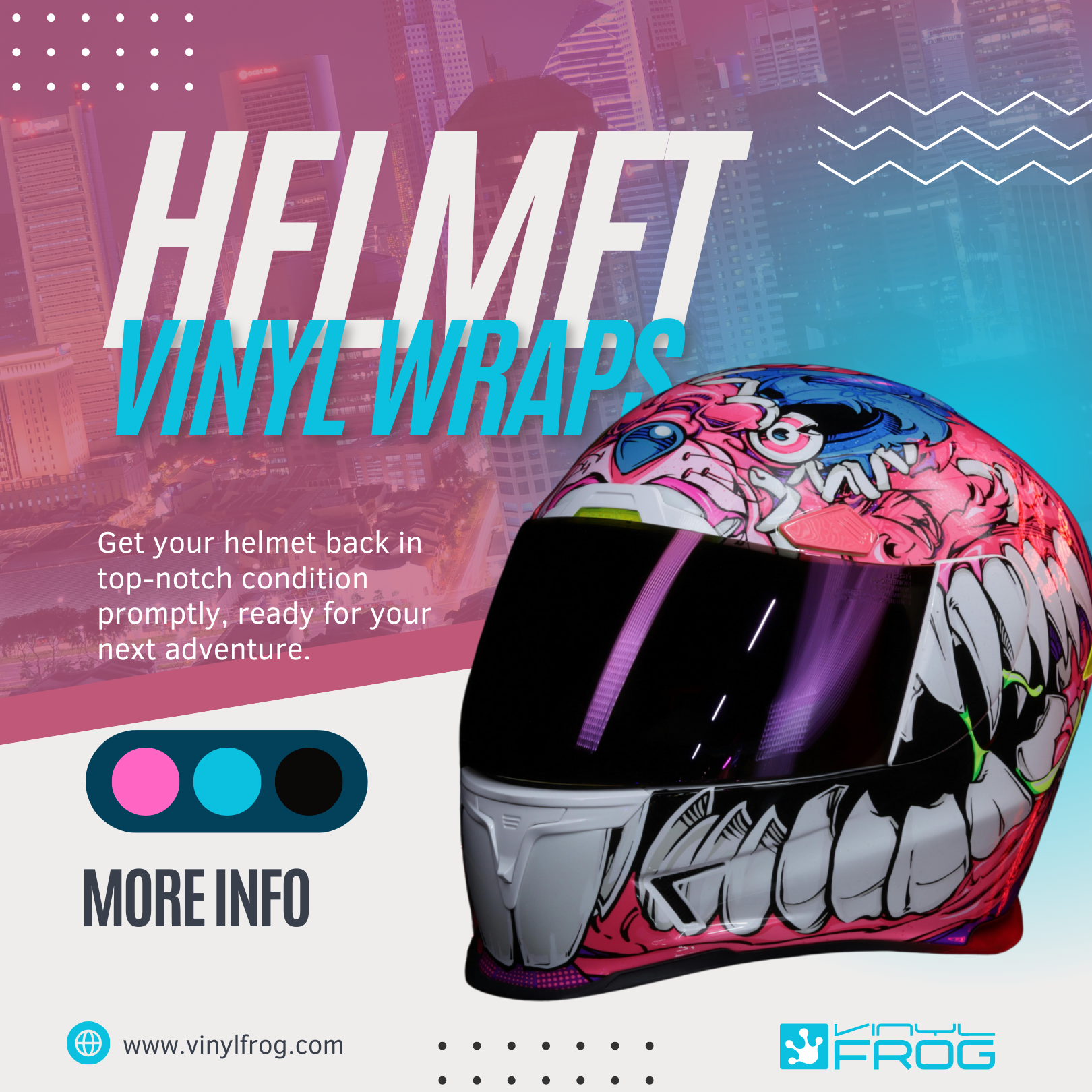 Helmet Vinyl Wraps