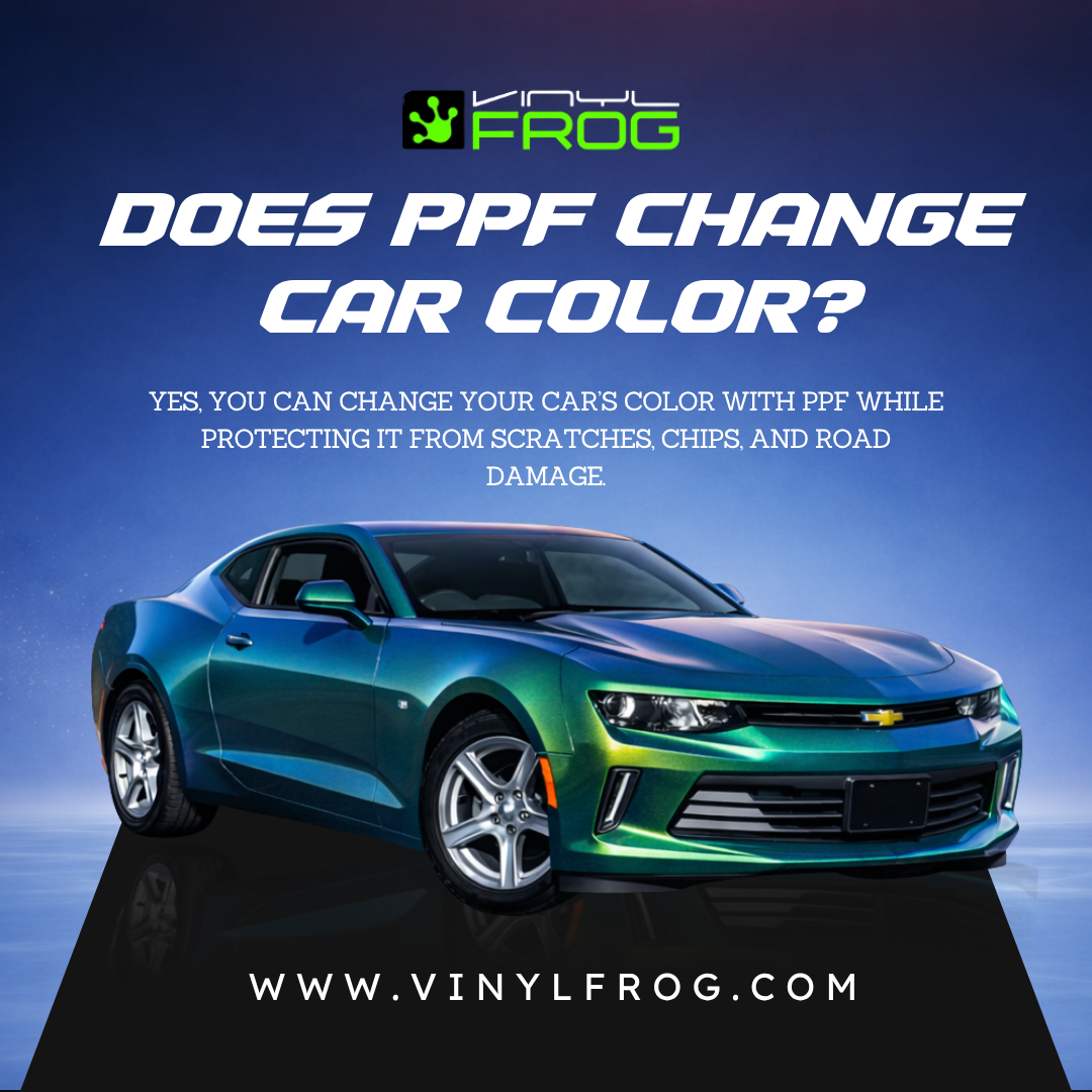 Does PPf Change Car Color