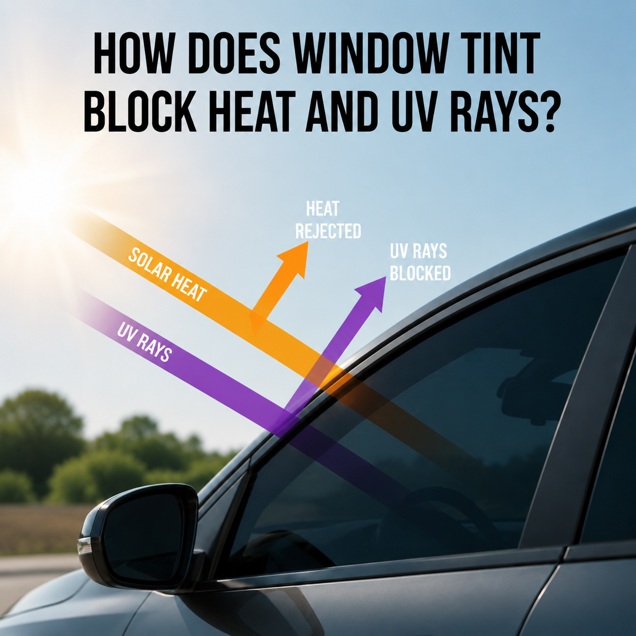 How Window Tint Blocks Heat And UV Rays
