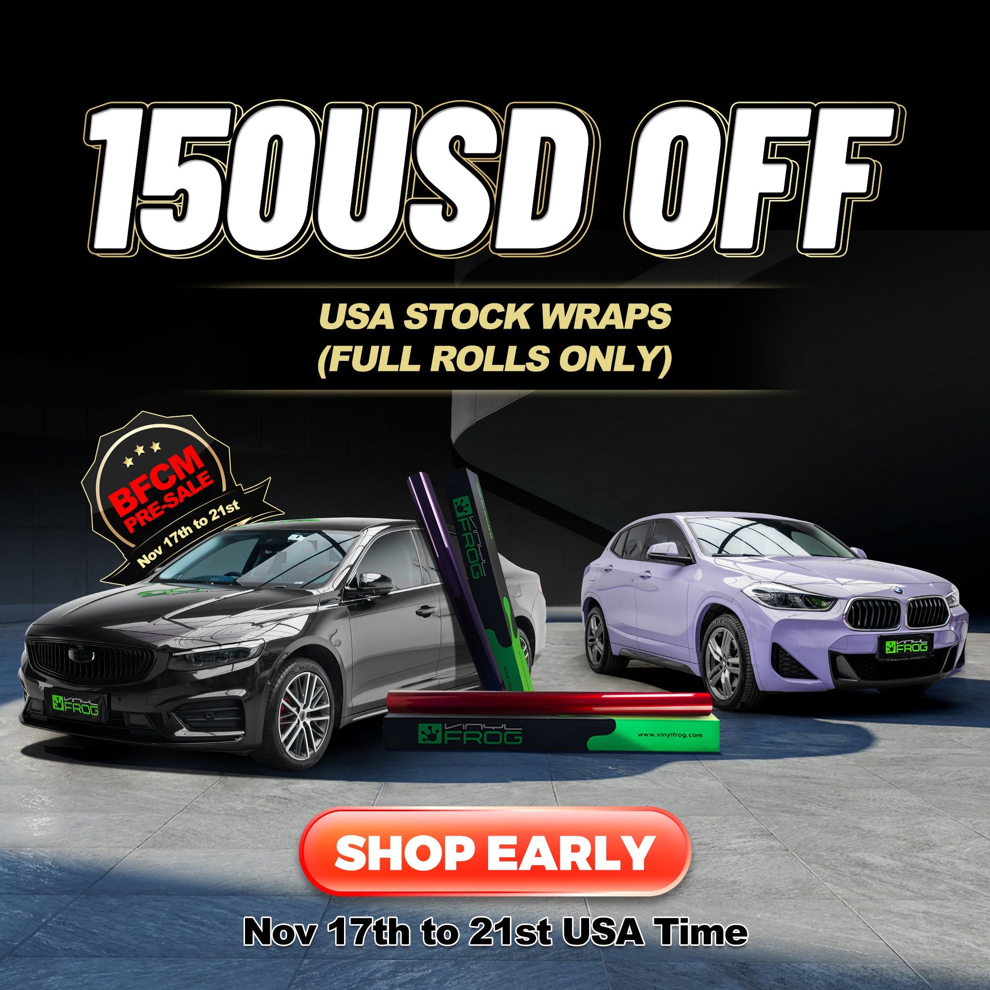 Up To US$150 OFF - USA Stock Colors | BFCM 2025