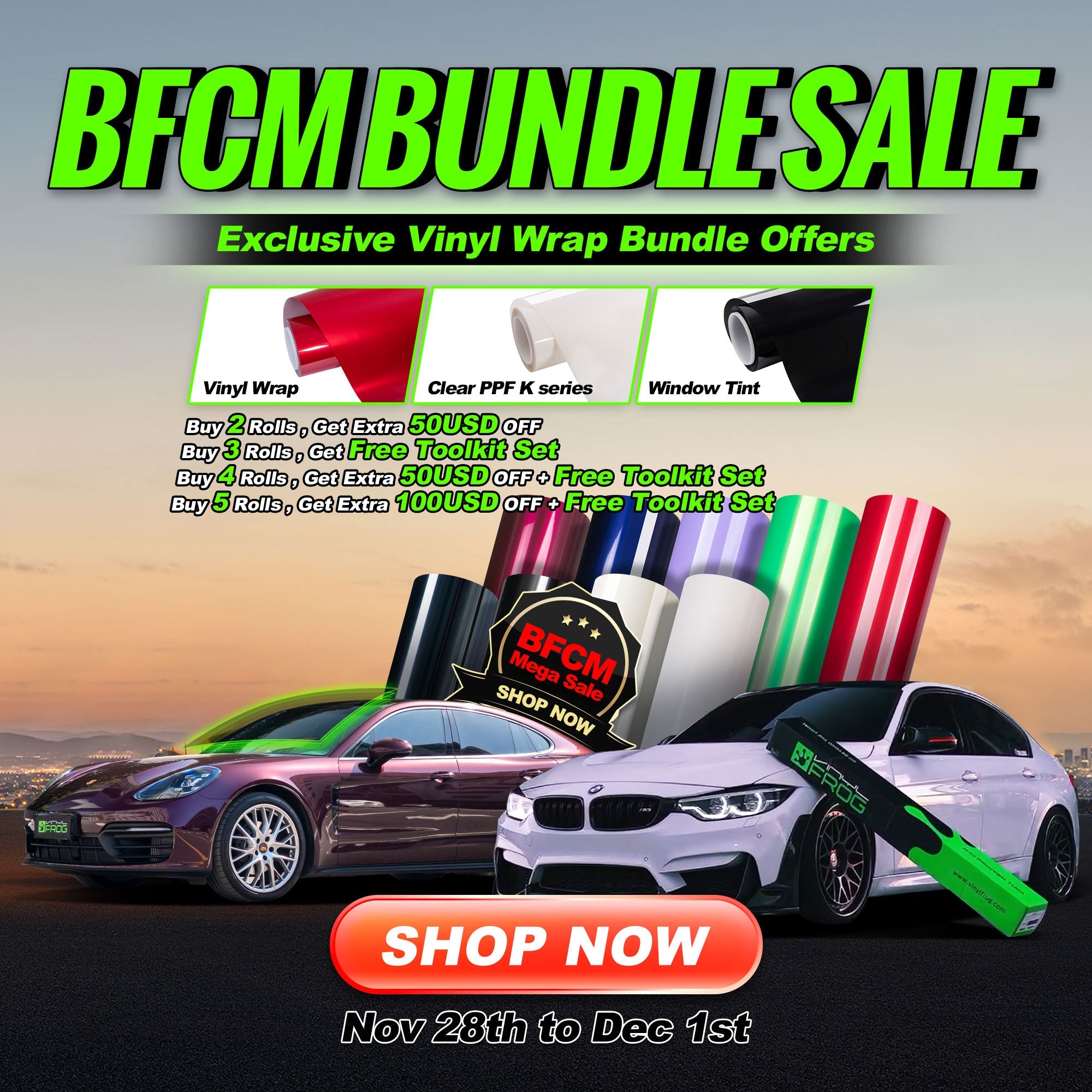 BFCM Vinyl Wrap & Tint Bundles