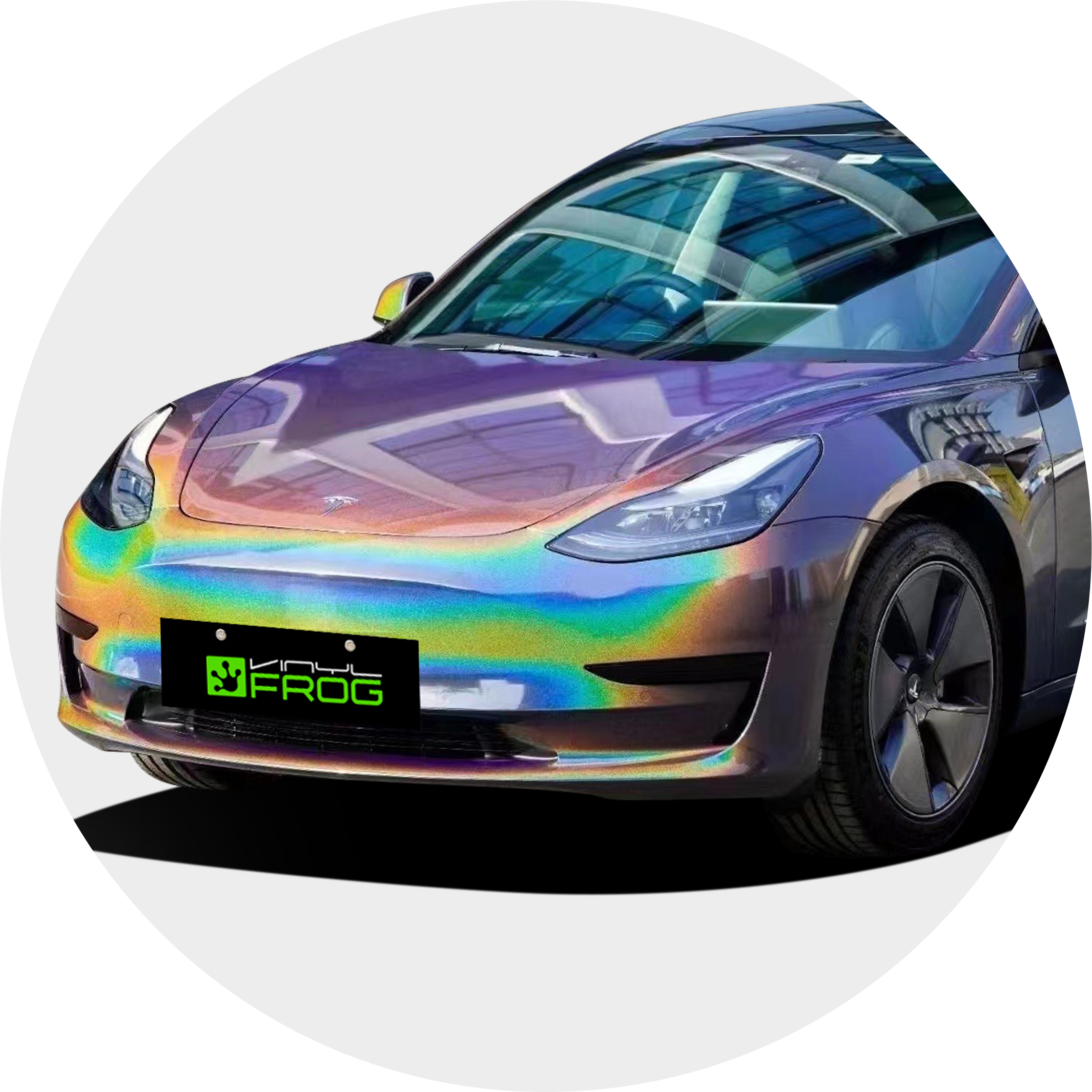 Rainbow Metallic Vinyl Wraps