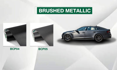Brushed Metallic Vinyl Wraps