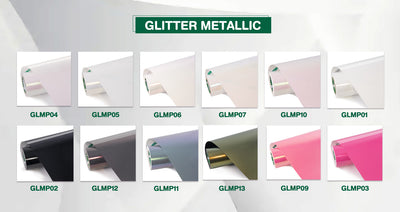 Glitter Metallic Vinyl Wraps