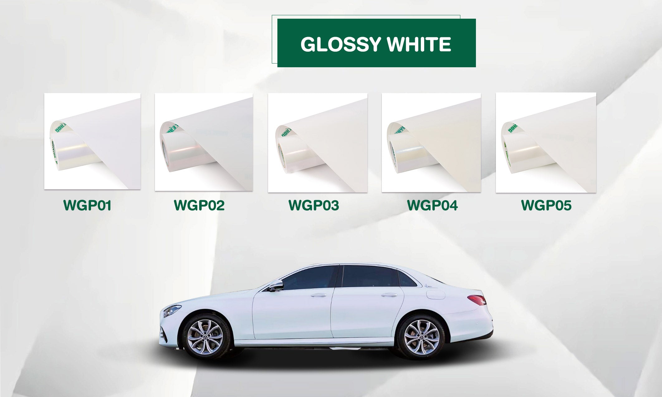 Glossy White Chameleon Vinyl
