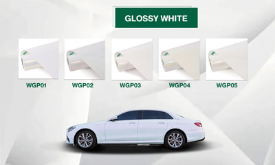 Glossy White Chameleon Vinyl