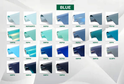 Blue Vinyl Wraps - For All Vehicles