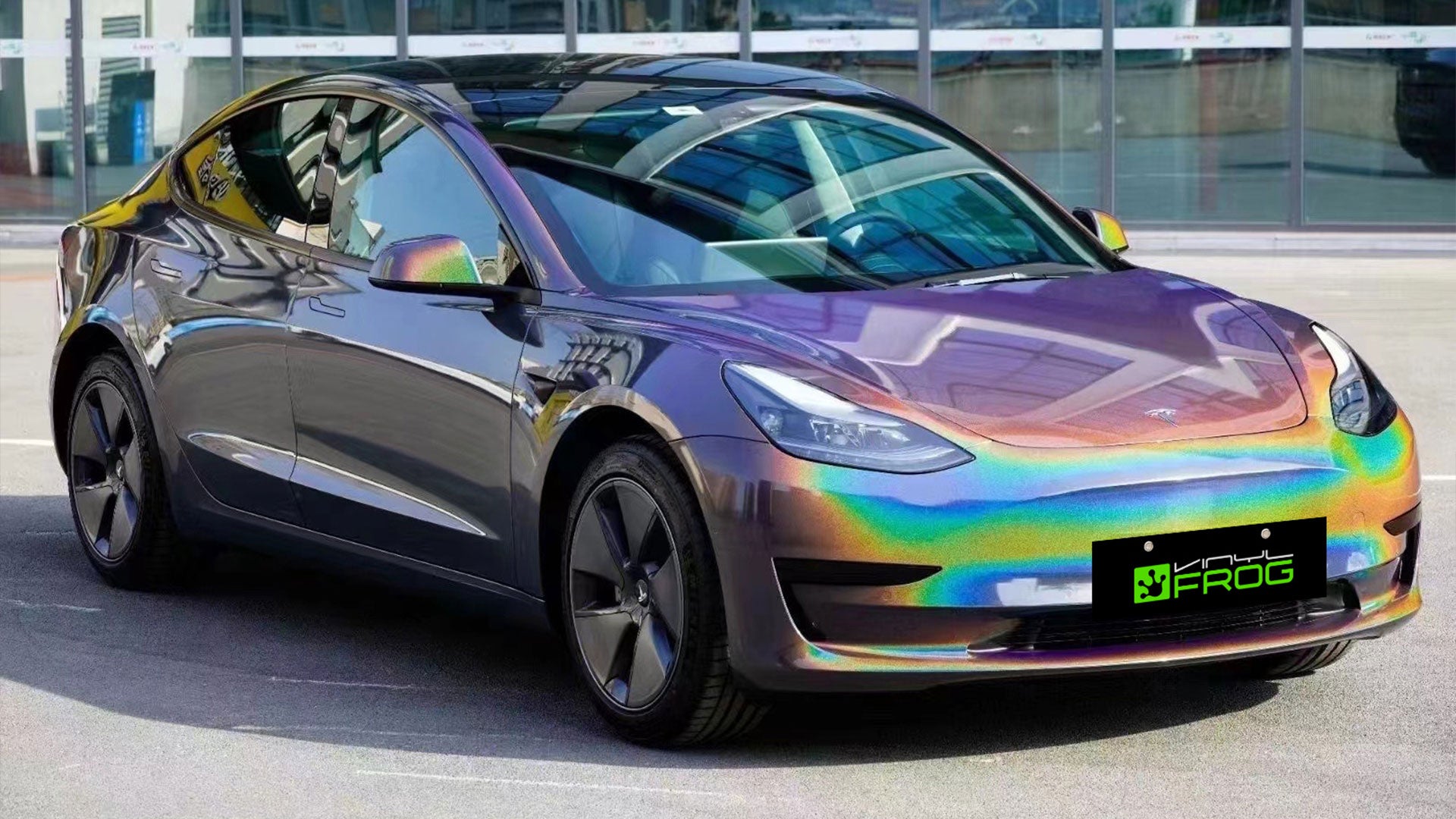 Rainbow Metallic Vinyl Wraps