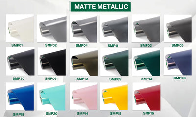 Matte Metallic Vinyl Wraps