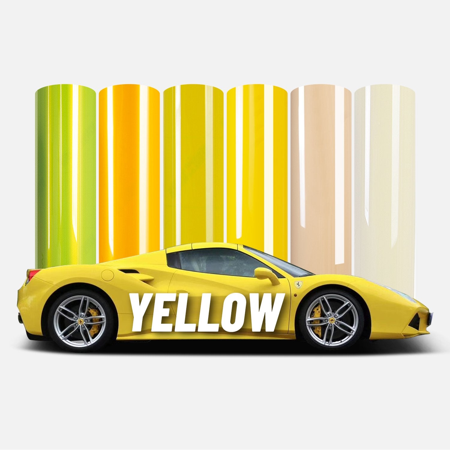 Yellow & Orange Vinyl Wraps - For All Vehicle