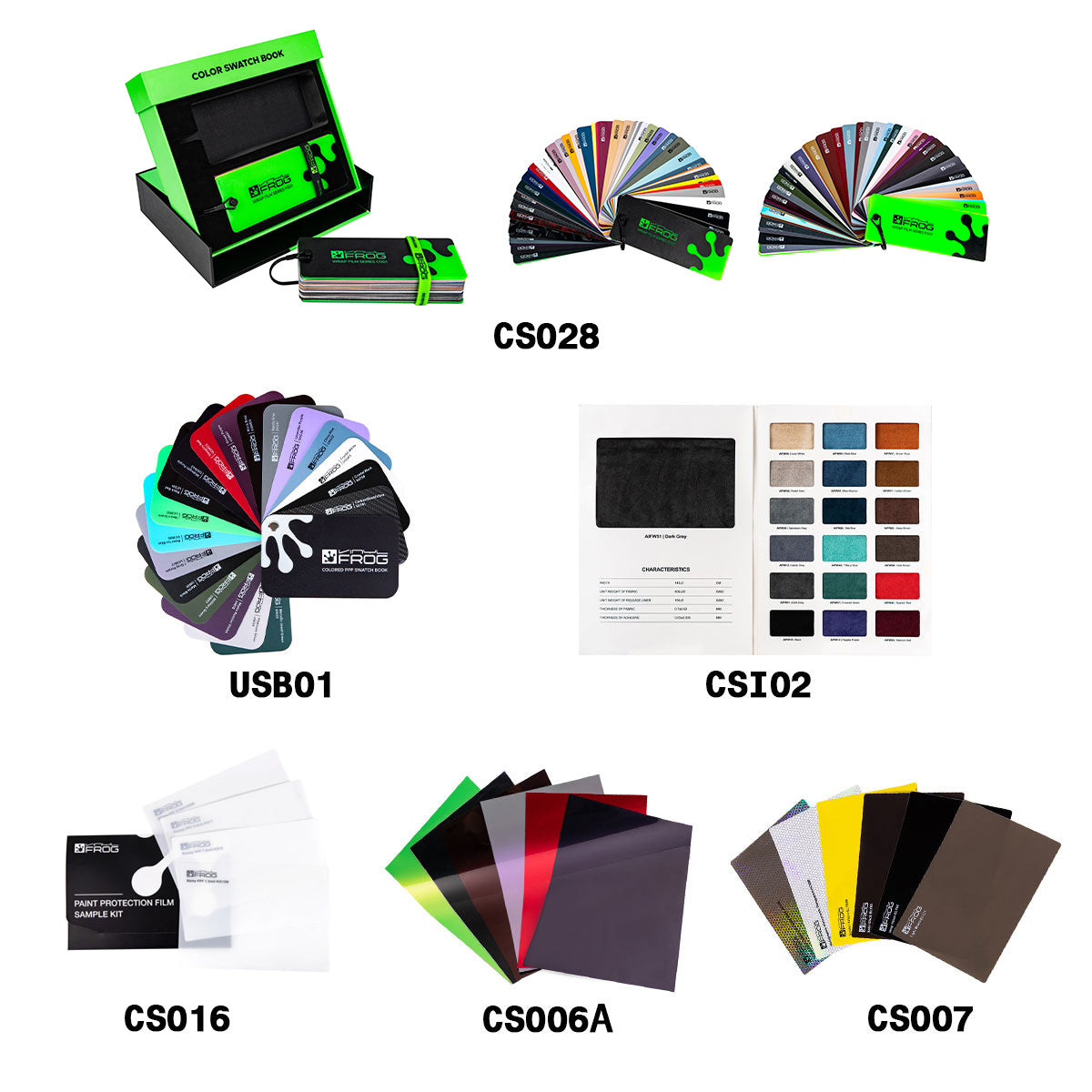 Automotive Wraps Sample Kit