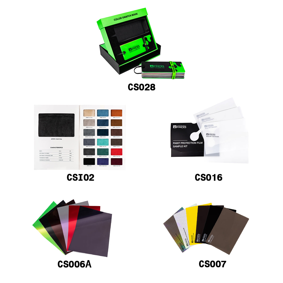 Automotive Wraps Sample Kit