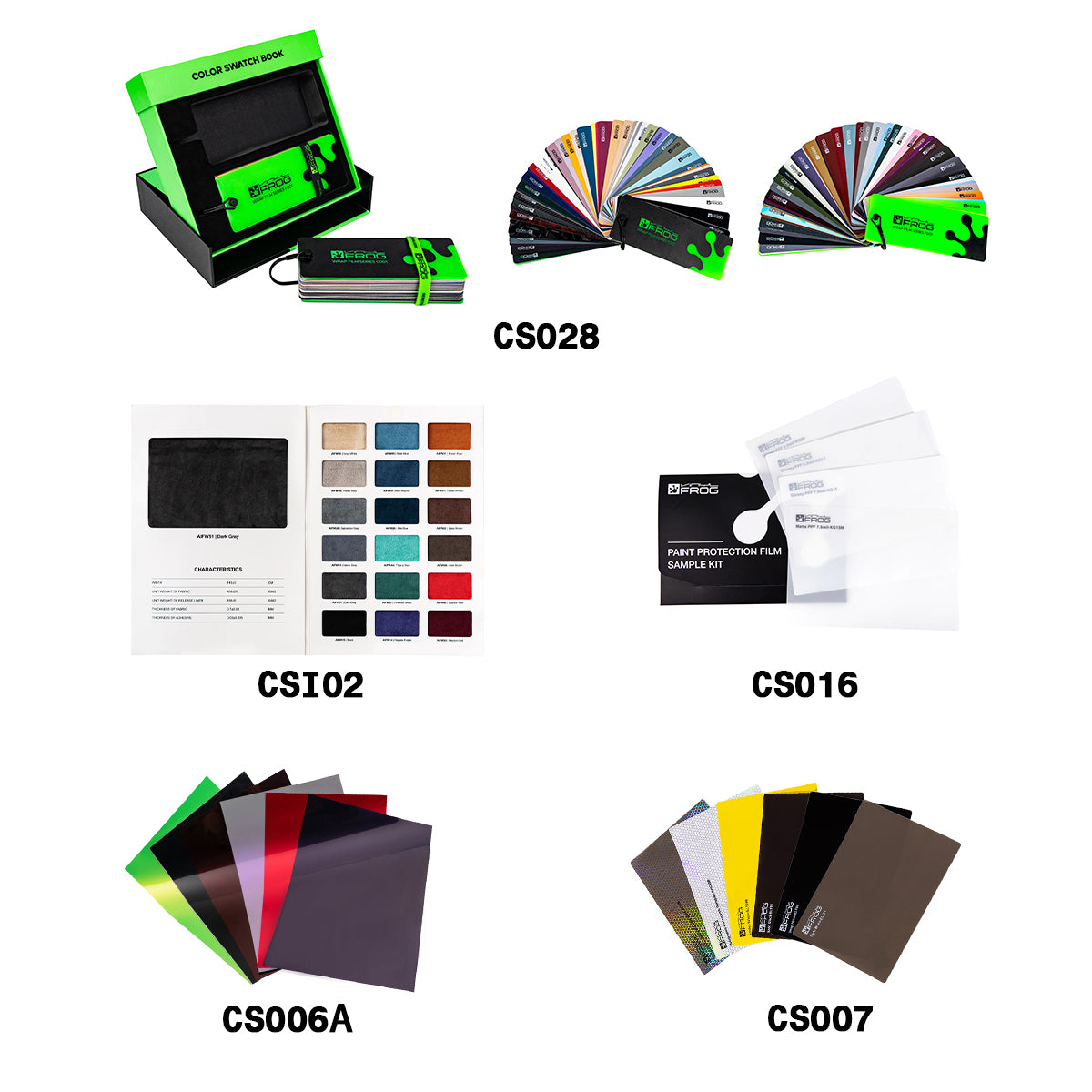 Automotive Wraps Sample Kit