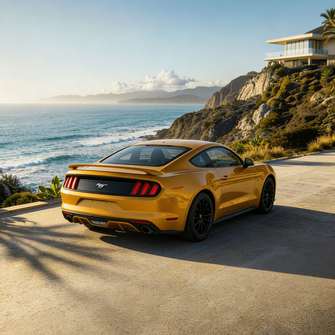 Glossy Metallic Gold Vinyl Wrap