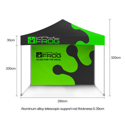 Vinylfrog Portable Exhibition Custom Booth Tent