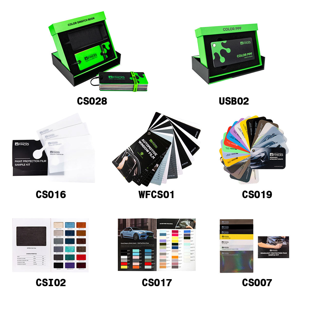 Automotive Wraps Sample Kit
