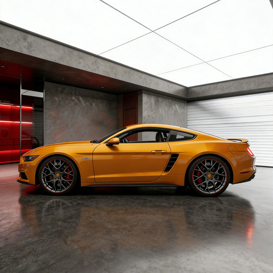 Glossy Metallic Gold Vinyl Wrap