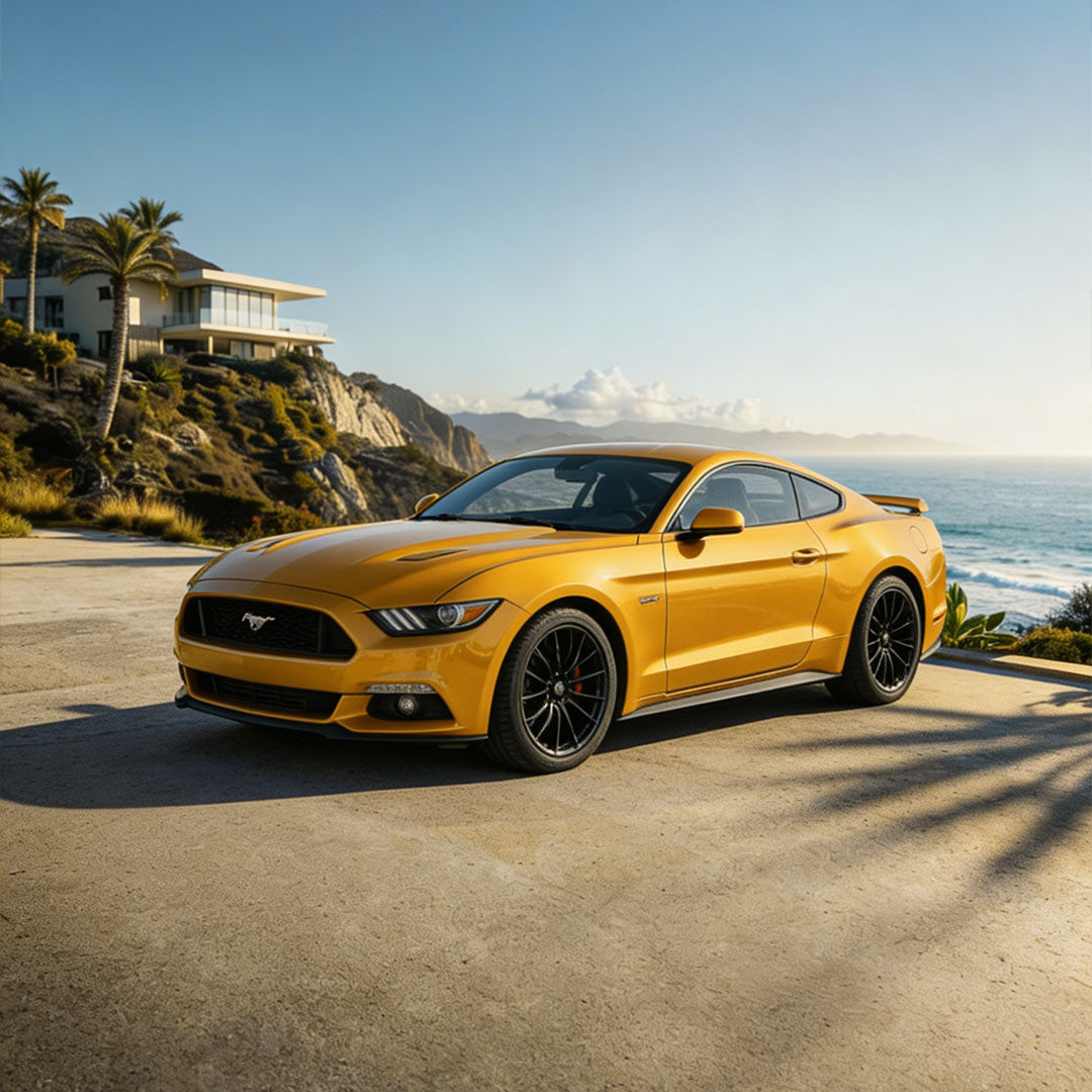 Glossy Metallic Gold Vinyl Wrap