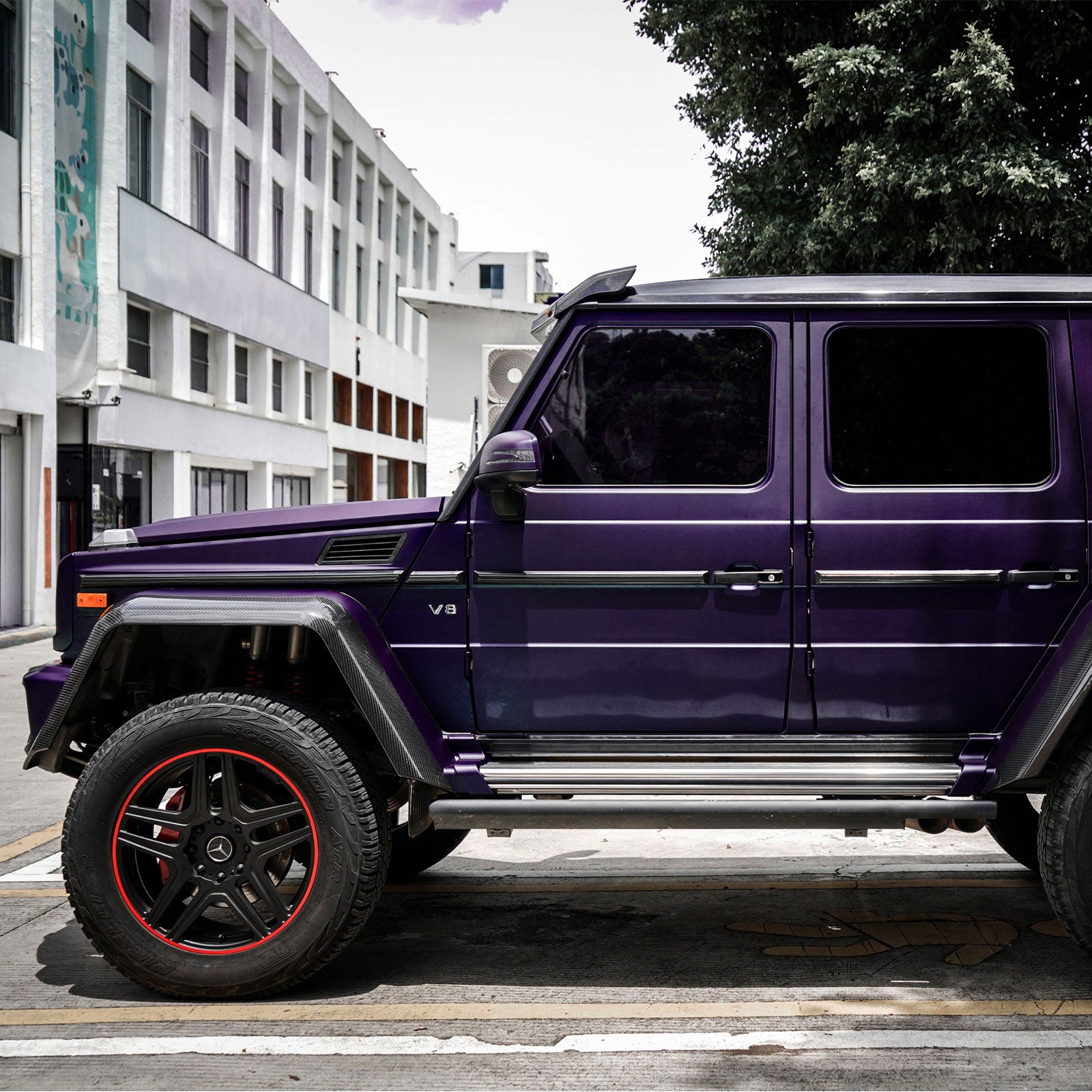 Matte Midnight Purple Color PPF (Paint Protection Film)