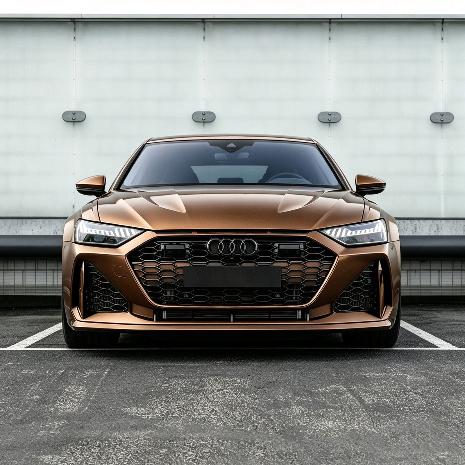 Glossy Metallic Bronze Ember Vinyl Wrap