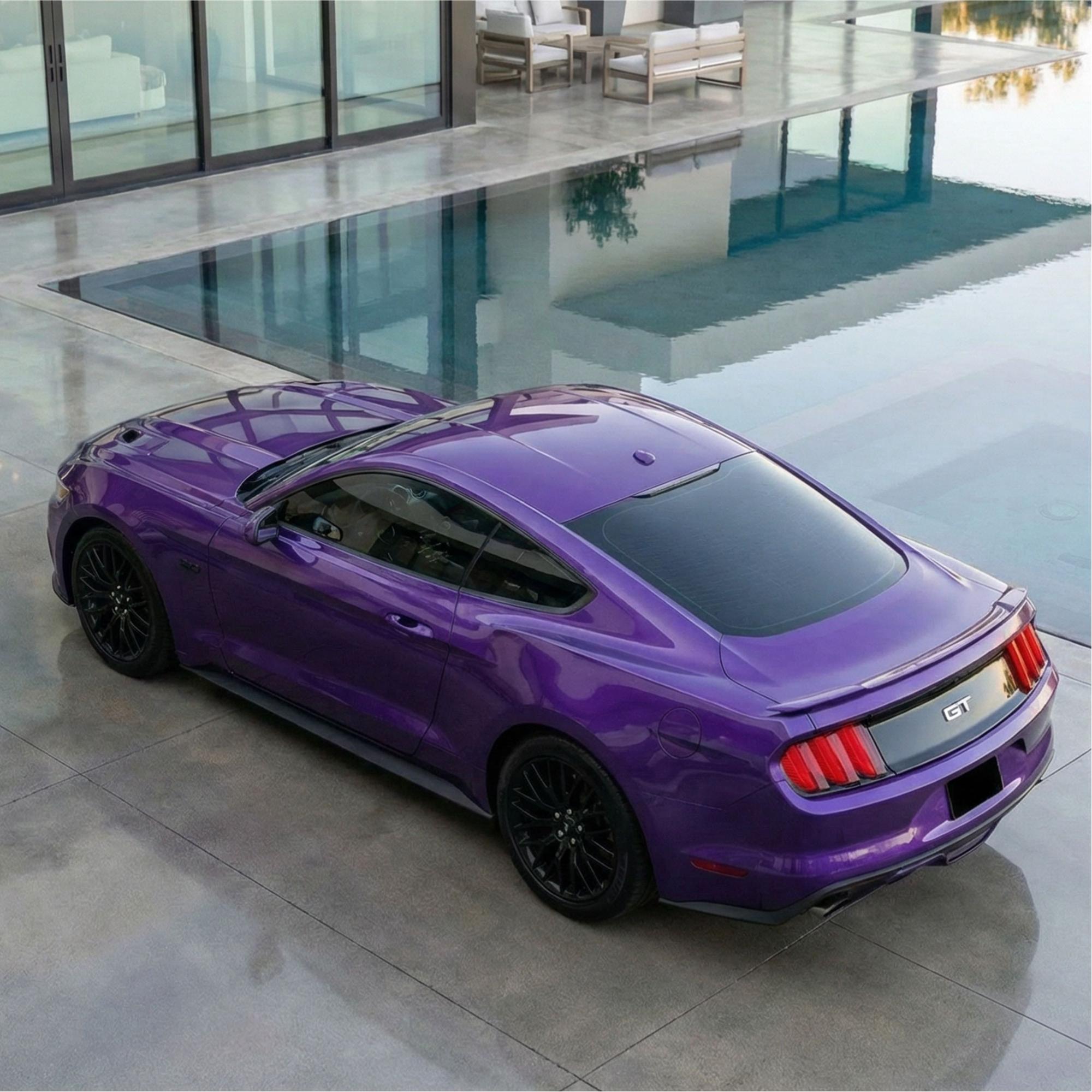 Candy Metallic Neon Purple Vinyl Wrap