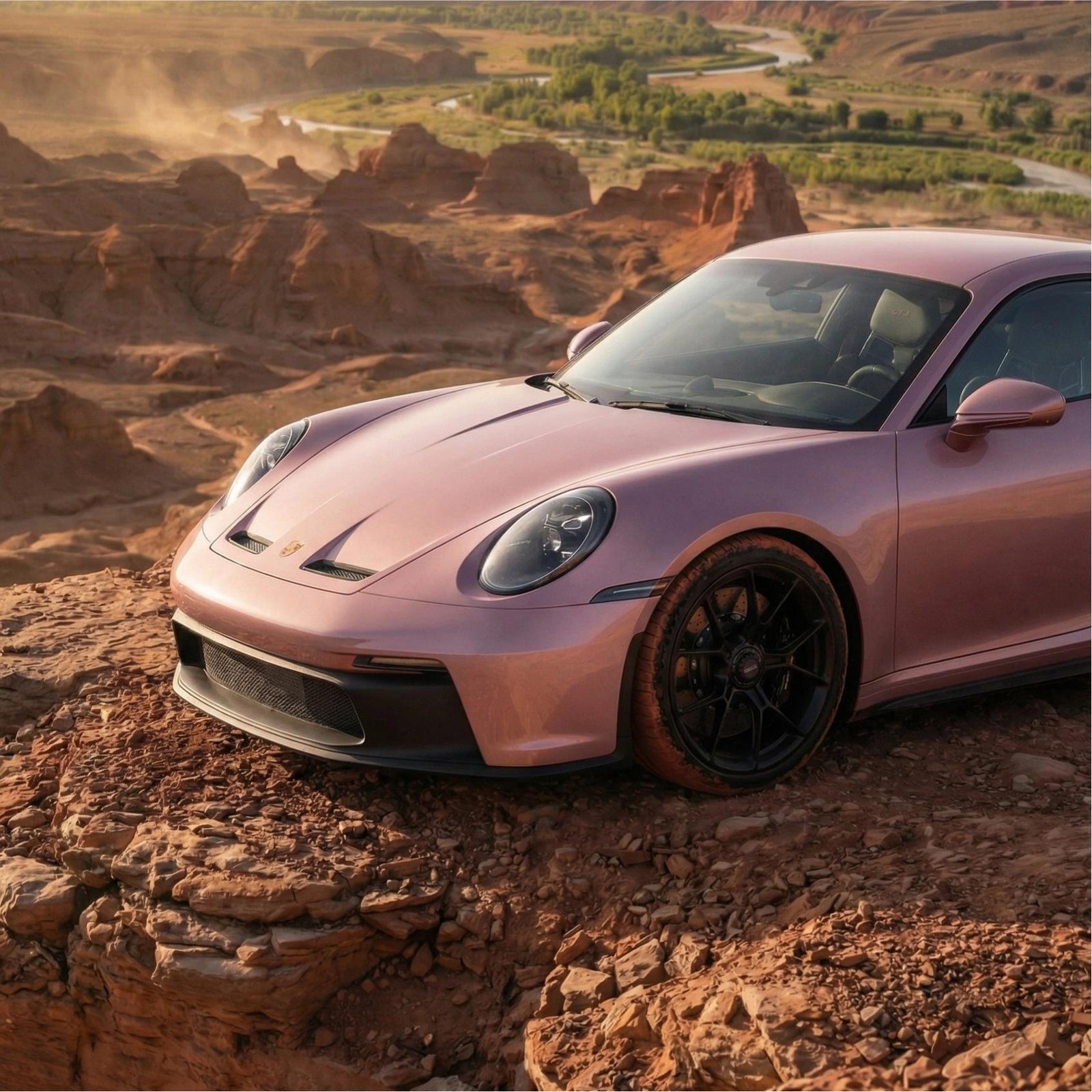 Glossy Metallic Light Pink Pearl Vinyl Wrap