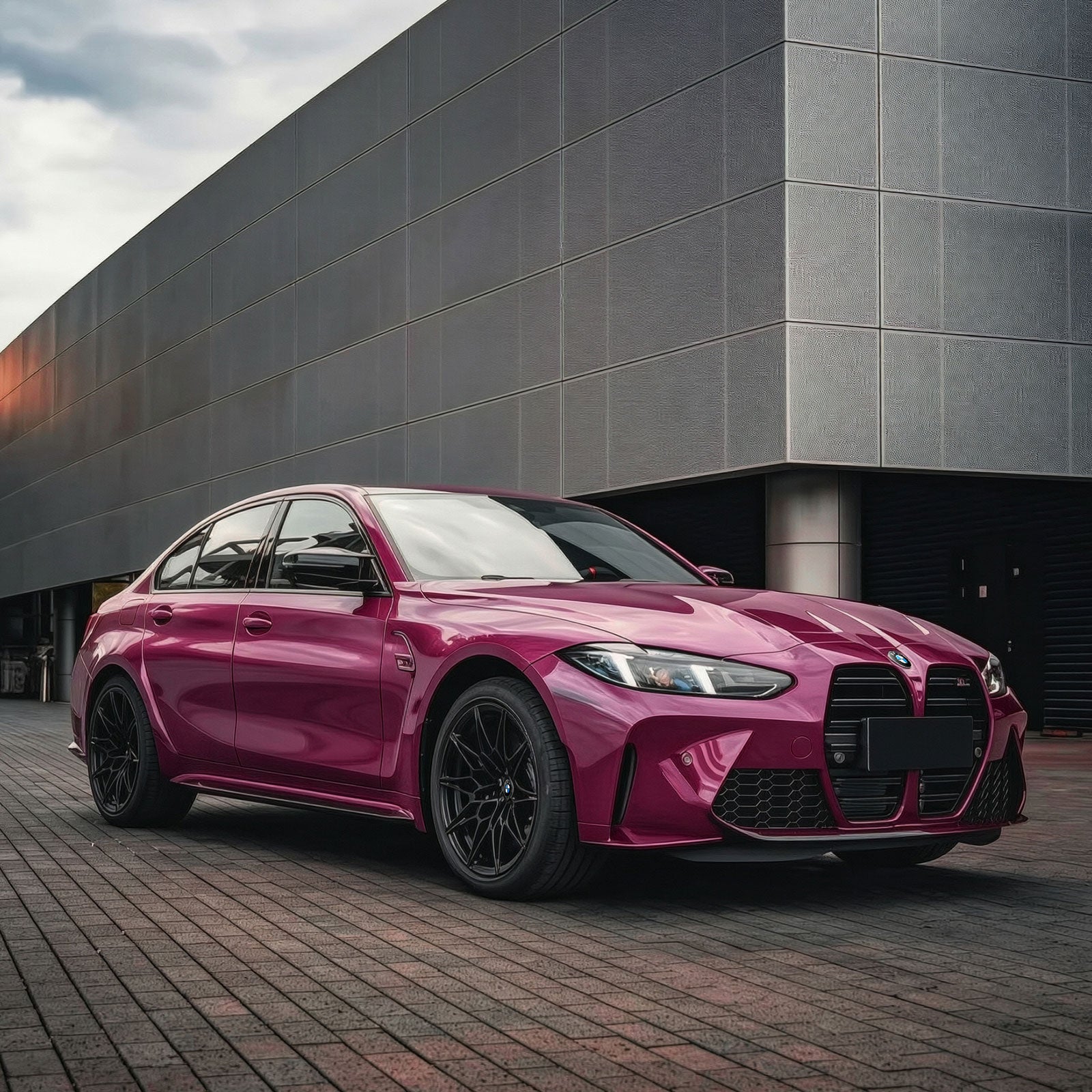 Glossy Metallic Rubellite Purple Color PPF (Paint Protection Film)