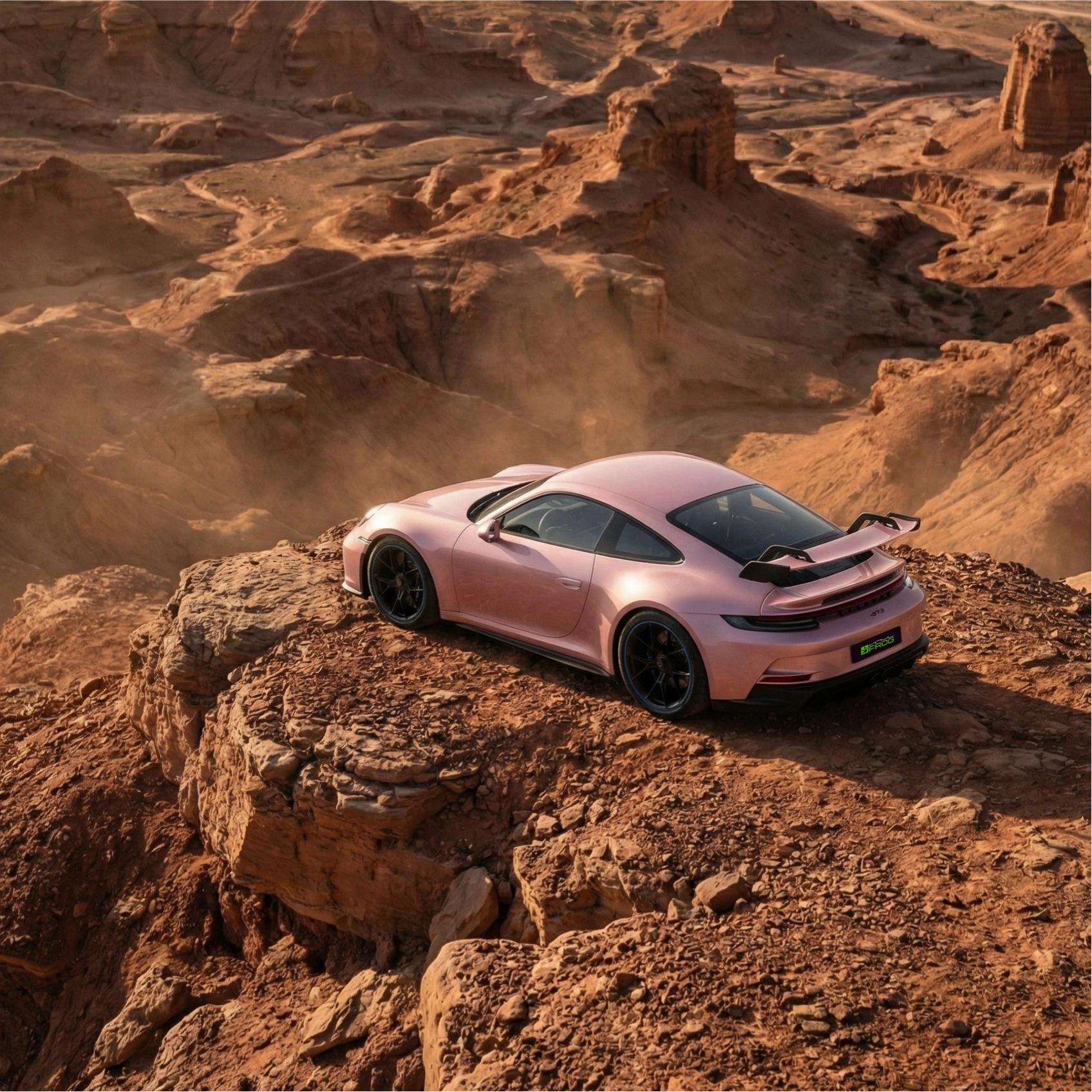 Glossy Metallic Light Pink Pearl Vinyl Wrap