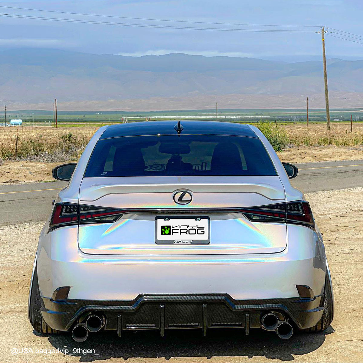 Rainbow Metallic Vinyl Wraps