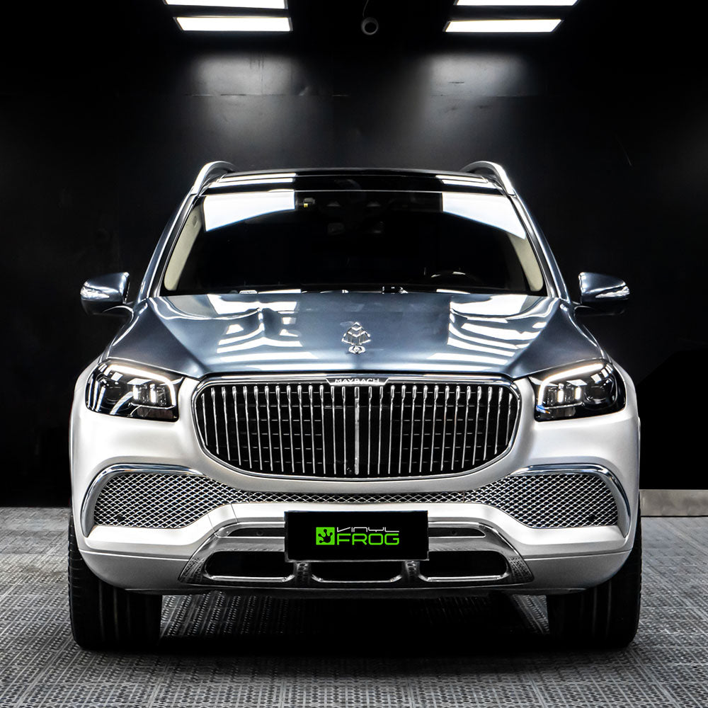 Glossy Metallic Unicorn Silver Vinyl Wrap