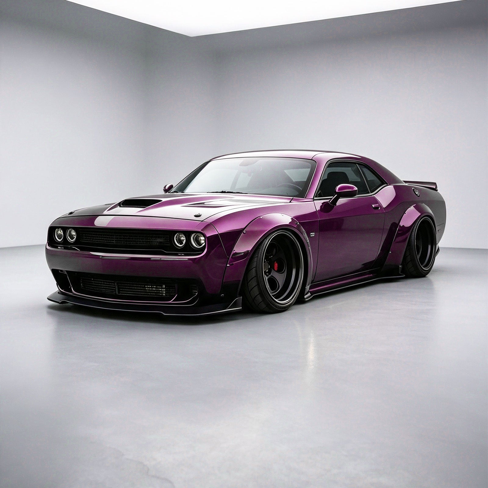 Glossy Metallic Berry Blaze Vinyl Wrap